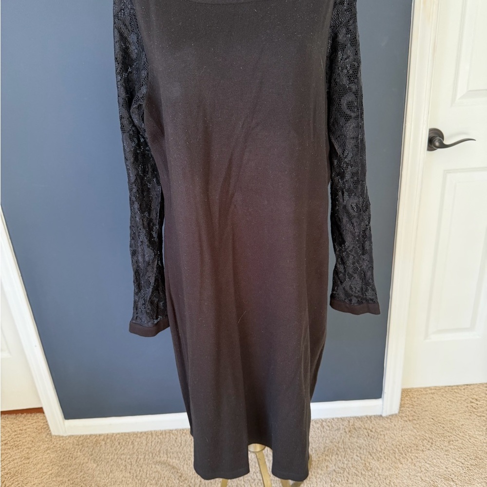 Jessica Howard Black Long Sleeve Dress